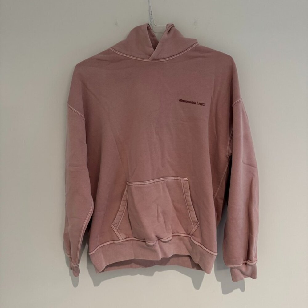 Abercrombie & Fitch Pink Hoodie Size Small Like New